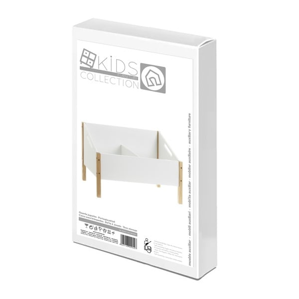 Biela detská knižnica 63x42 cm – Casa Selección-image-4