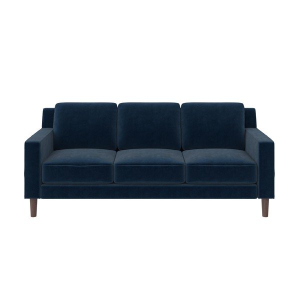 Modrá zamatová pohovka 83 cm Brynn – Støraa