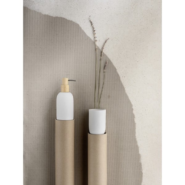 Biely dávkovač mydla z polyresínu 250 ml Altavalle – Wenko-image-2