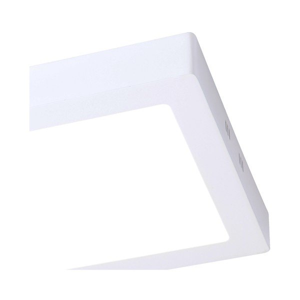 Biele štvorcové stropné svietidlo SULION, 30 × 30 cm-image-3