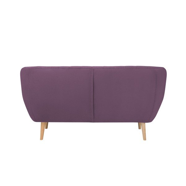 Fialová zamatová pohovka Mazzini Sofas Sardaigne, 158 cm-image-3