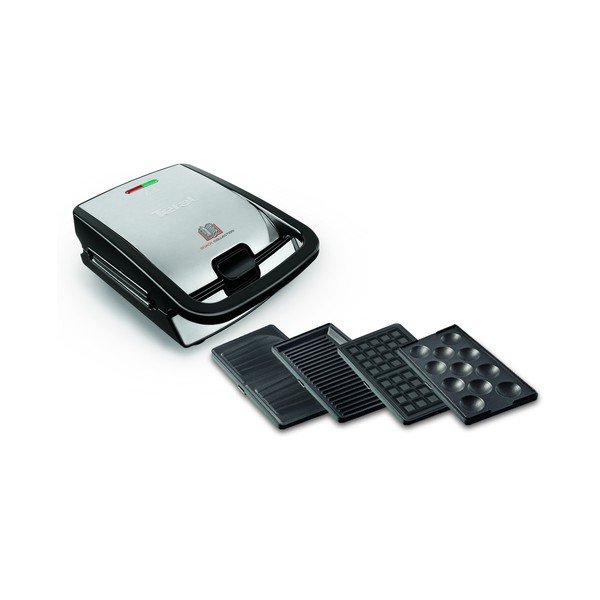 Sendvičovač v striebornej farbe Snack Collection - Tefal