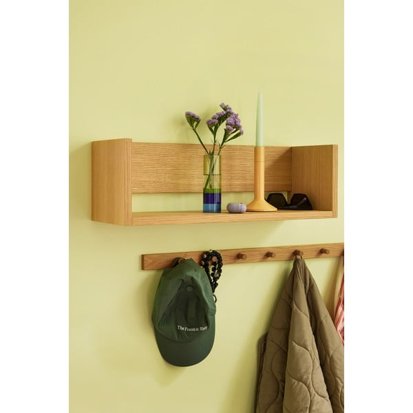 Nástenný vešiak v dekore duba v prírodnej farbe 100 cm Cosplay – Hübsch-image-1