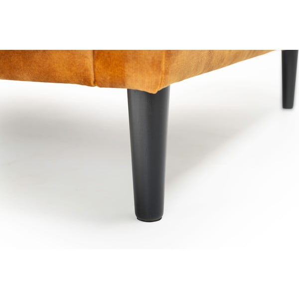 Žltá zamatová pohovka 153 cm Adagio - Scandic-image-4