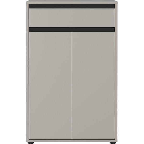 Sivá vysoká kúpeľňová skrinka 63x98 cm Lemont – Germania