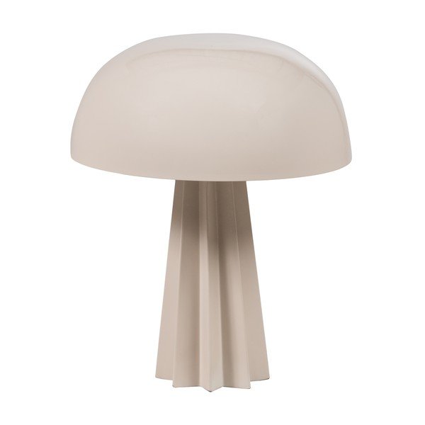 Krémovobiela kovová stolová lampa (výška  29 cm) Virel – WOOOD-image-3