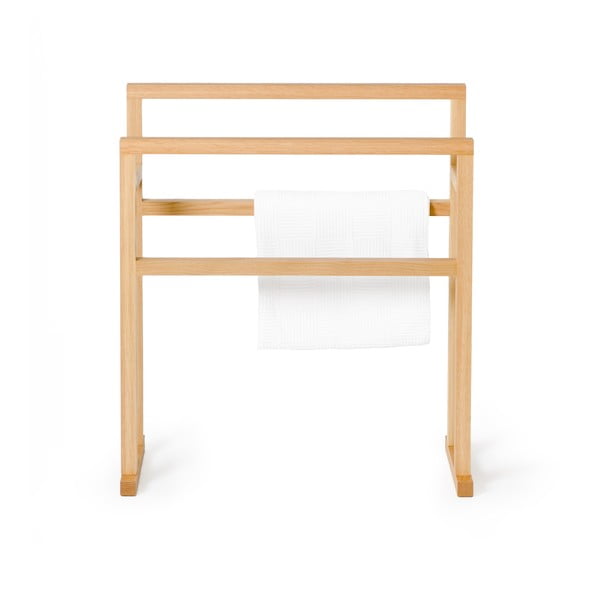 Stojan na osušky z dubového dreva Wireworks Mezza Grande-image-1