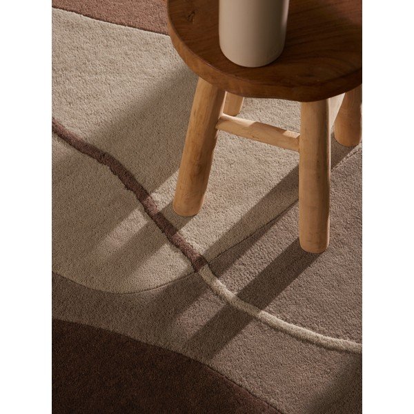 Hnedý vlnený okrúhly koberec ø 200 cm Muse – Villeroy&Boch-image-3