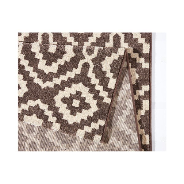 Hnedý koberec Mint Rugs Diamond Ornamental, 80 x 150 cm-image-2