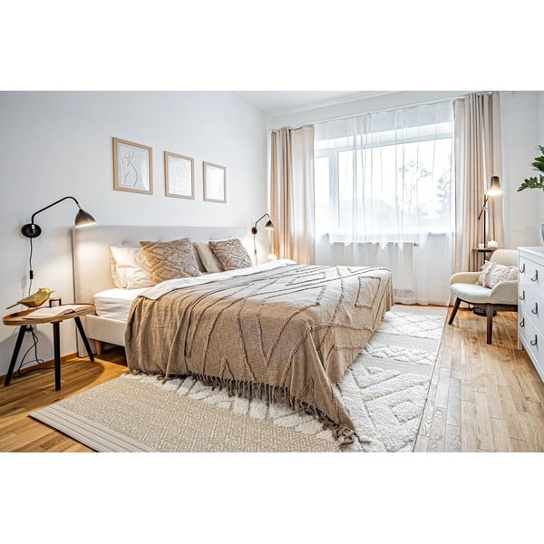 Krémovobiely koberec Mint Rugs Todra, 120 x 170 cm-image-3