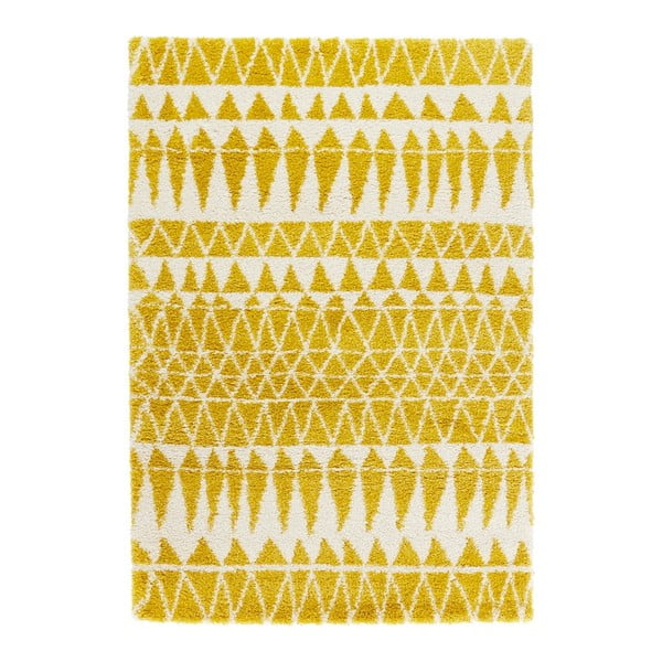 Žltý koberec Mint Rugs Allure Yellow, 80 × 150 cm