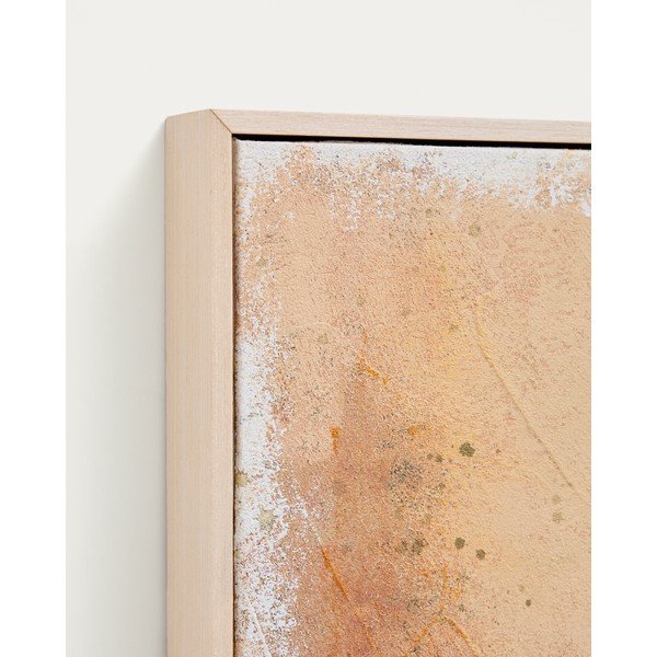 Ručne maľovaný obraz s rámom/na plátne 60x90 cm Selnar – Kave Home-image-4