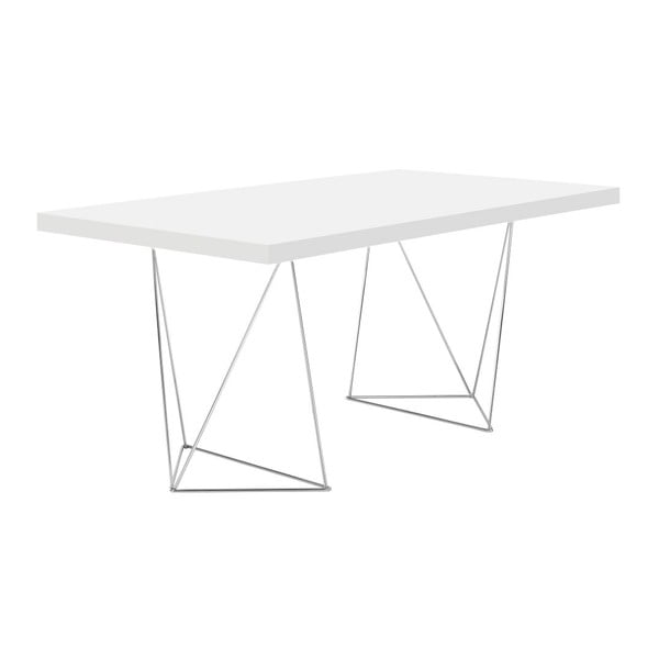 Biely stôl TemaHome Multi, 160 cm