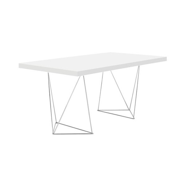 Biely stôl TemaHome Multi, 160 cm