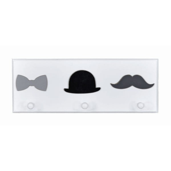 Nástenný vešiak Ewax Tie Hat Moustache