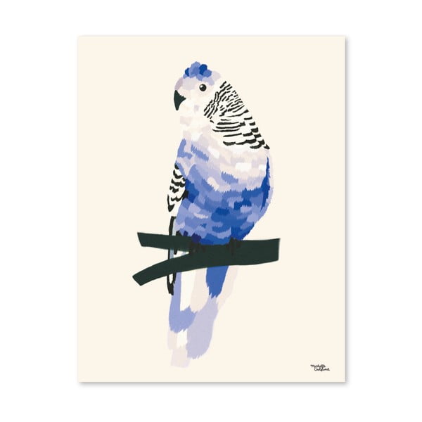 Plagát Michelle Carlslund Blue Bird, 50 x 70 cm