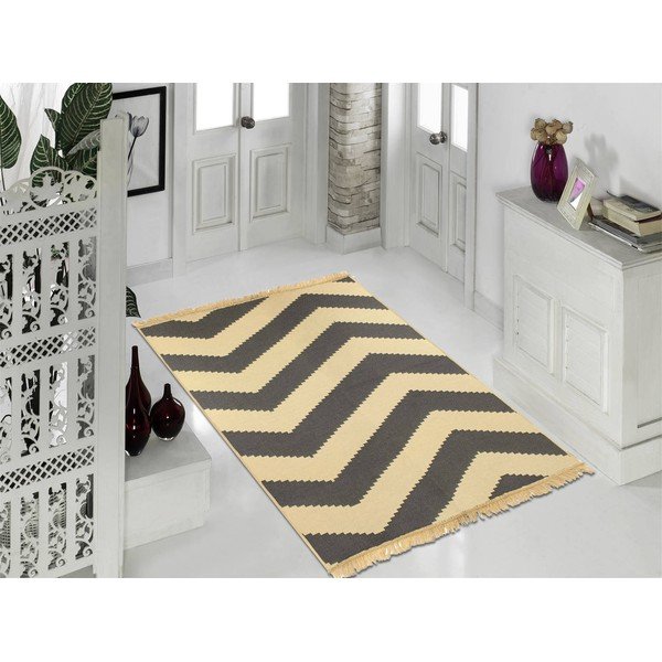 Koberec ZigZag Grey, 60x90 cm-image-2