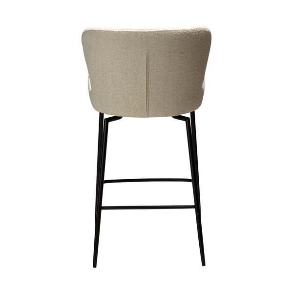 Krémovobiela čalúnená barová stolička (výška sedadla 67,5 cm) Glam – DAN-FORM Denmark-image-4