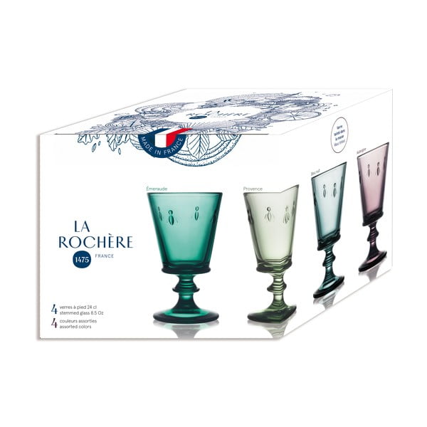 Poháre na víno v súprave 4 ks 230 ml Abeille – La Rochére-image-3