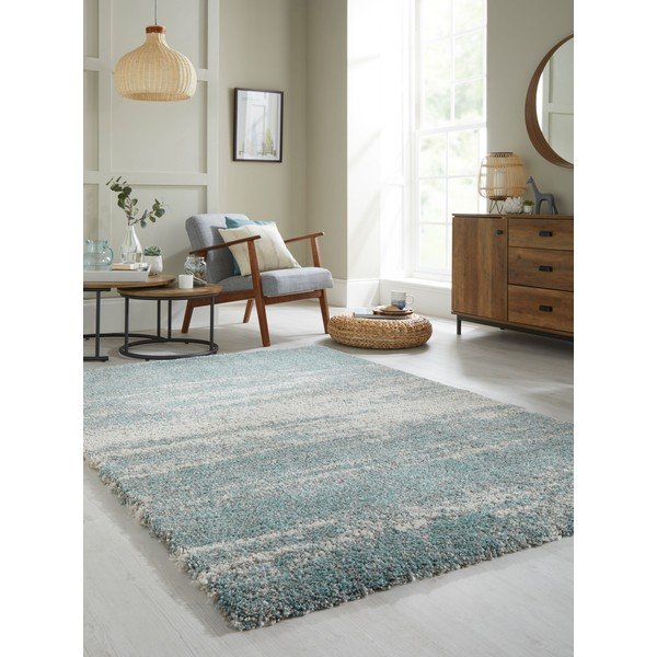 Modro-sivý koberec Flair Rugs Reza, 80 x 150 cm-image-4