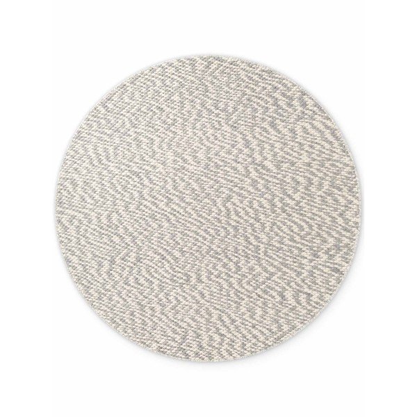 Svetlosivý/krémový ručne tkaný vlnený okrúhly koberec ø 160 cm Lyon Beans – Elle Decoration-image-4