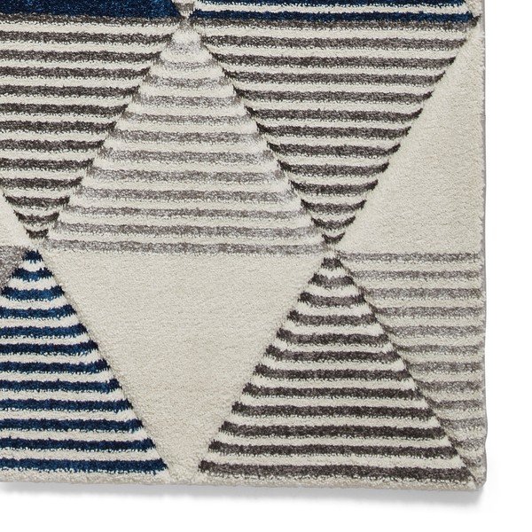 Modro-sivý koberec Think Rugs Brooklyn Geo, 120 x 170 cm-image-4
