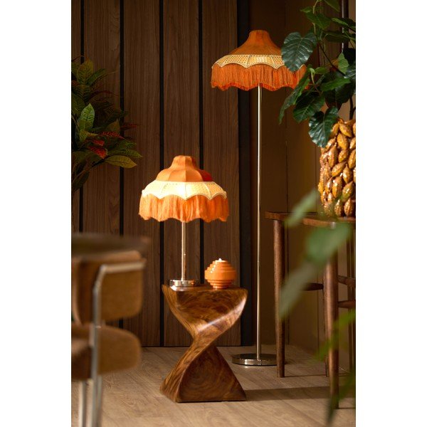 Oranžové tienidlo ø 45 cm Mizia – Light & Living-image-1