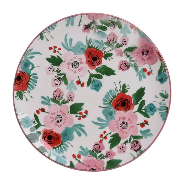 Keramický tanier InArt Poppy, ⌀ 26 cm