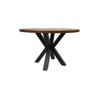 Guľatý jedálenský stôl s doskou z mangového dreva HMS collection, ⌀ 120 cm