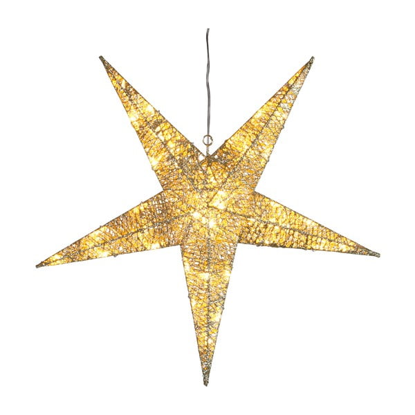 Svietiaca dekorácia  Golden Star, výška 55 cm