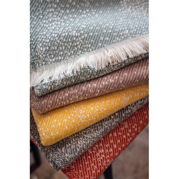 Ružový pléd s podielom bavlny Euromant Dotty Diamond, 140 x 180 cm-image-3