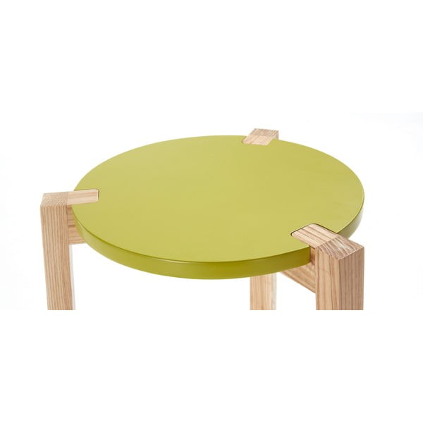 Zelený odkladací stolík La Forma Elroy-image-1