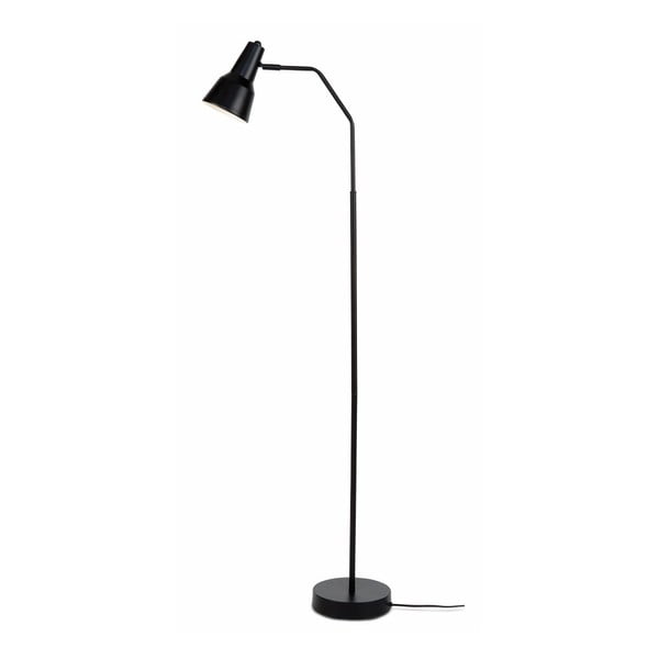 Čierna stojacia lampa s kovovým tienidlom (výška 140 cm) Valencia – it&#39;s about RoMi