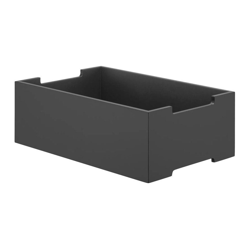 E-shop Antracitový úložný box 25x39x14 cm Kasane M – Blomus