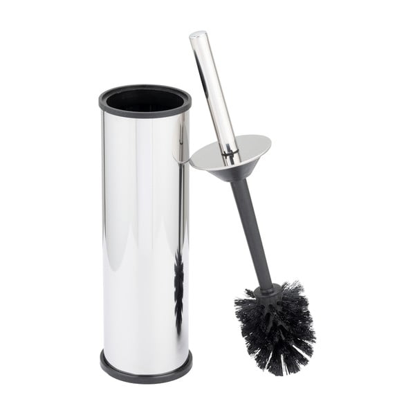 WC kefa z nehrdzavejúcej ocele v lesklo striebornej farbe Olmedo – Wenko-image-1