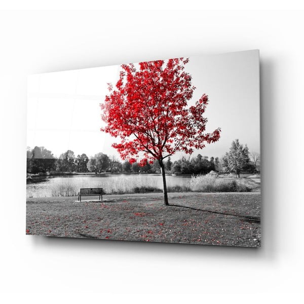 Sklenený obraz Insigne Red Tree