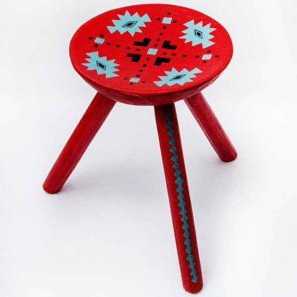 Ručne maľovaná stolička Sadova, 38 cm