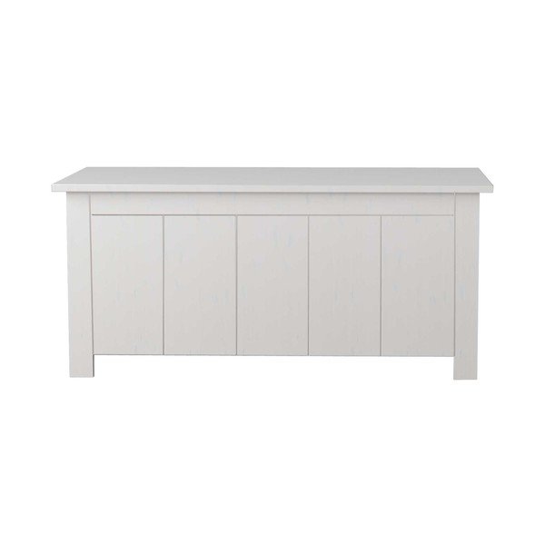 Biela truhlica z borovicového dreva 100x45 cm Bertram – Støraa