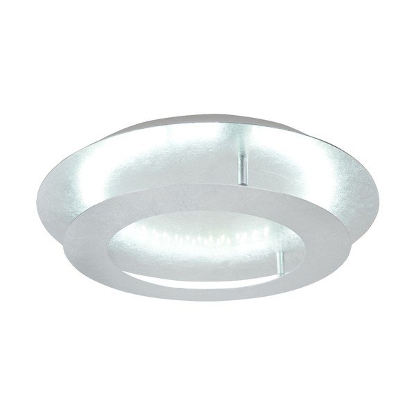 LED stropné svietidlo v striebornej farbe s kovovým tienidlom 40x40 cm Merle – Candellux Lighting