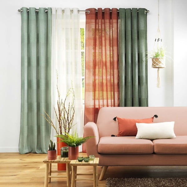 Zelená záclona 140x280 cm Terraza – douceur d'intérieur-image-4