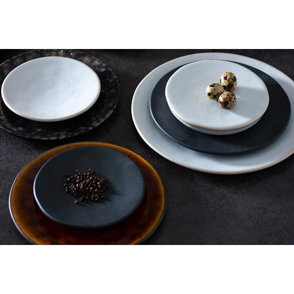 Biely kameninový podnos Costa Nova Roda, ⌀ 28 cm-image-1