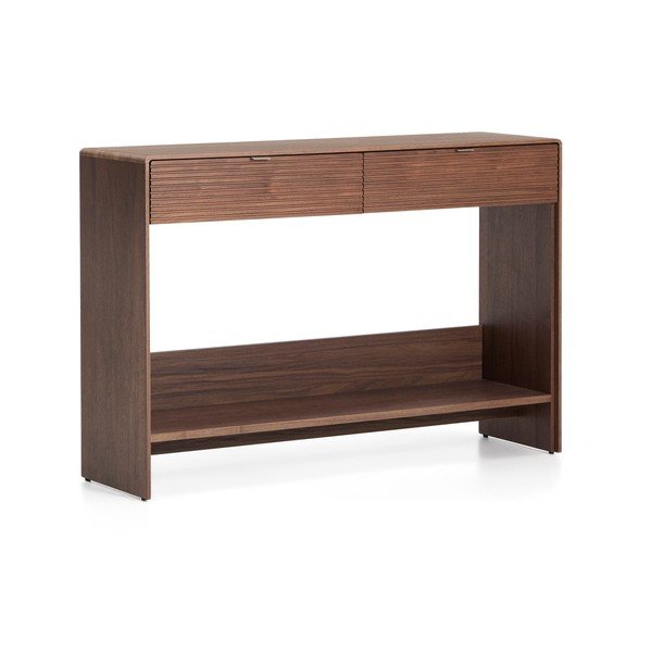 Komoda v dekore orecha v tmavo prírodnej farbe 120x81x35 cm Norlen – Kave Home
