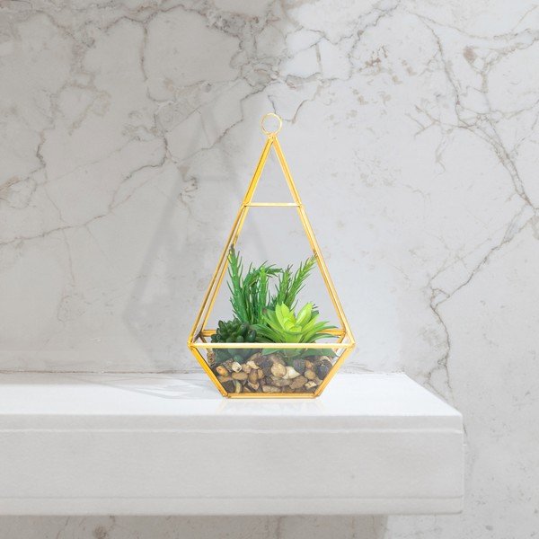 Umelý sukulent (výška 30 cm) Geometry – AmeliaHome-image-1