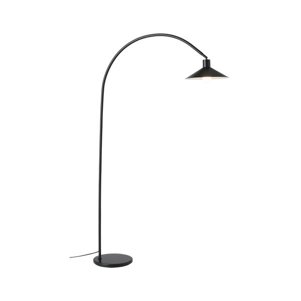 Čierna kovová stojacia lampa s ohýbateľnou konštrukciou (výška  169 cm) Louisiana – Ellos Home-image-3