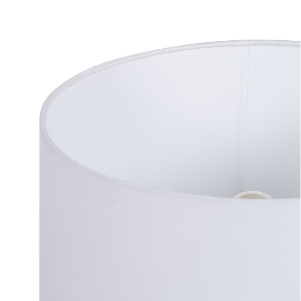 Čierno-biela stolná lampa s textilným tienidlom (výška 52,5 cm) – Ixia-image-3
