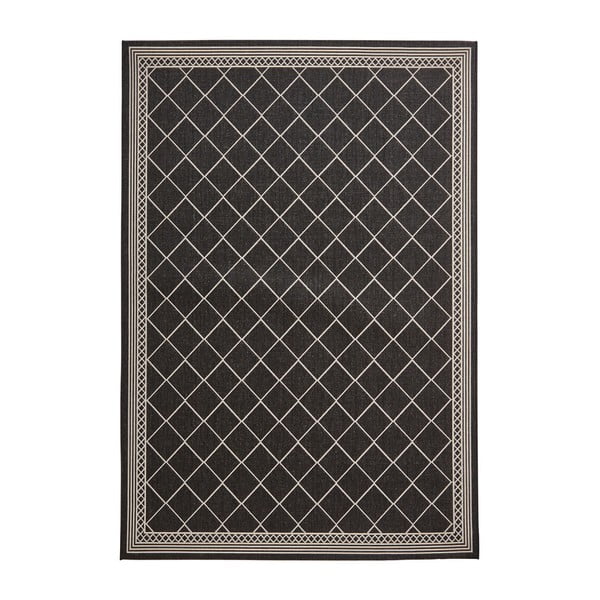 Čierny koberec Think Rugs Cottage, 160 x 220 cm