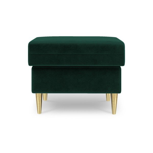Zelený puf Mazzini Sofas Muguet, 60 × 45 cm-image-2