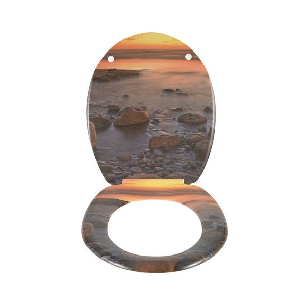 WC sedadlo Wenko Stone Shore, 44,5 × 37,5 cm-image-1