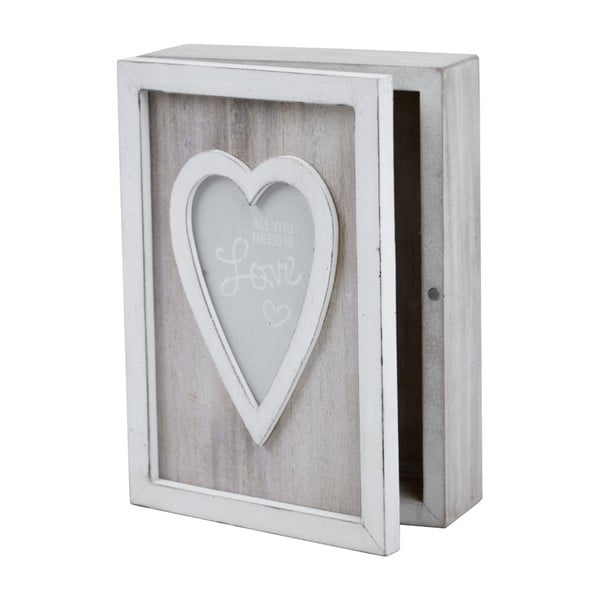 Úložný box s motívom srdca Ego dekor Heart, 13,5 x 19 cm