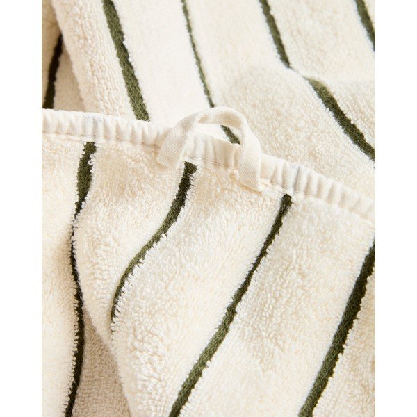 Zelený/béžový froté bavlnený uterák 50x90 cm Dorane – Kave Home-image-4